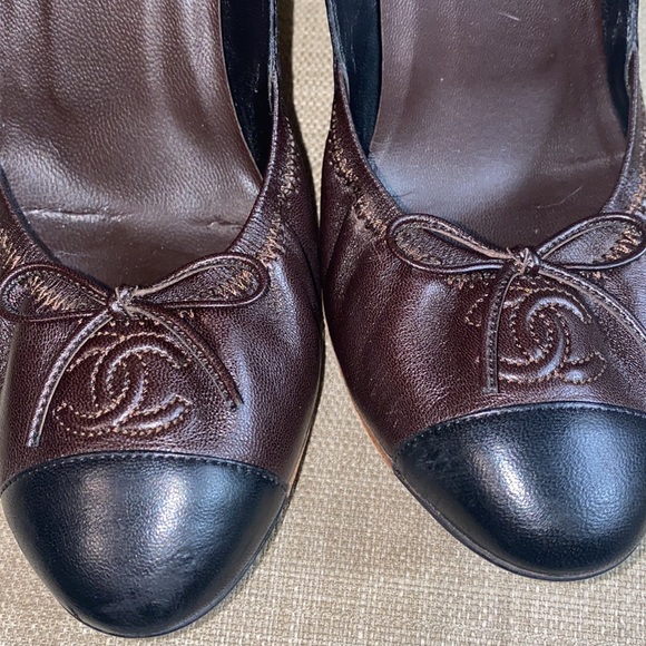 Authentic Chanel pumps size 8.5 - Picture 4 of 14